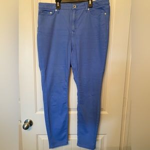 Vineyard Vines periwinkle blue high rise skinny jeans. Barely worn. EUC.